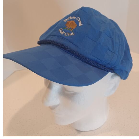 Vintage Buffalo Creek Golf Club Blue Hat Made in USA - Picture 1 of 6